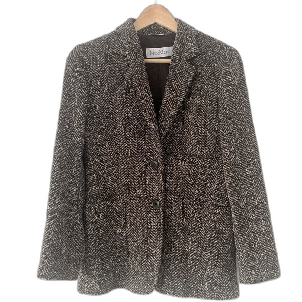 Max Mara Women's Black And Brown Tailored-Jackets
